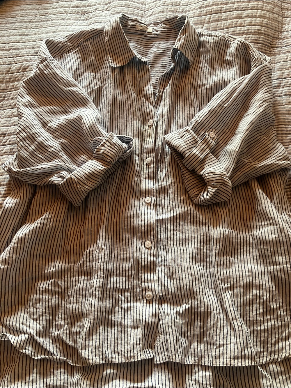 Aritzia Babaton Archive Linen Shirt